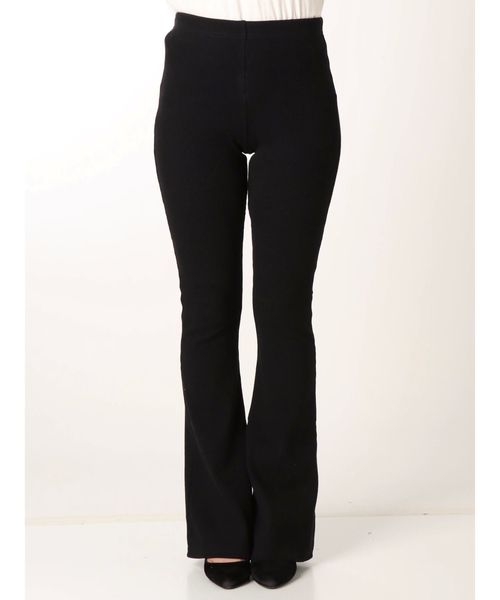 EMODA(エモダ)の「フィットフレアパンツ(その他パンツ・レディース・ブラック/ブラウン・FREE)」の9枚目の写真