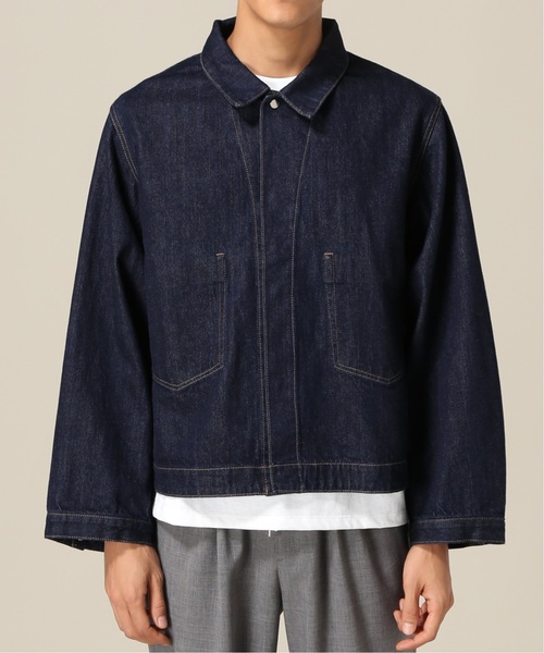 bukht（ブフト）の「bukht / ブフト GIG G-JAN 13OZ SELVAGE DENIM（ブルゾン・メンズ・ネイビー/ブラック・MEDIUM/LARGE）」の2枚目の写真