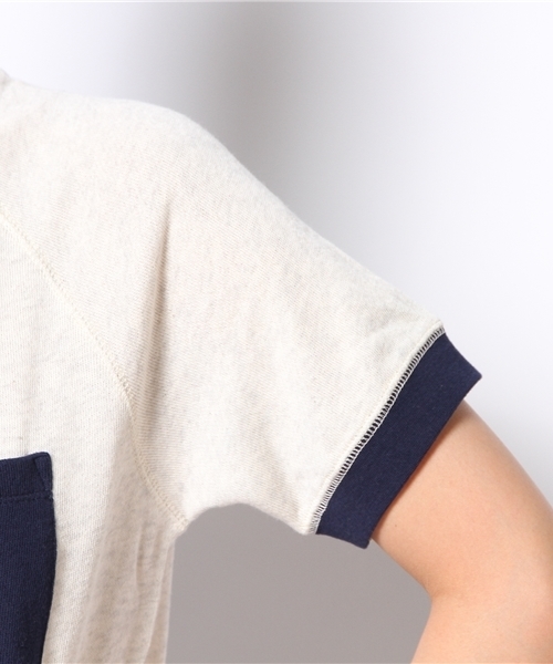 BEAMS BOY(ビームスボーイ)の「○BEAMS BOY / ポケット付き クルーネック ショートスリーブ **(スウェット・レディース・ナチュラル/ネイビー/その他1・ONE SIZE)」の10枚目の写真