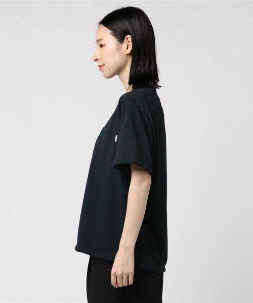 GYMPHLEX（ジムフレックス）の「GYMPHLEX / ジムフレックス　ポリコットンTEE POLICOTTN TEE #J-1411（Tシャツ/カットソー・レディース・ブラック/ストーン/ベージュ/ホワイト・14）」の5枚目の写真