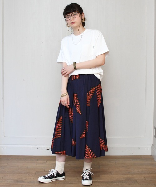 GYMPHLEX（ジムフレックス）の「GYMPHLEX / ジムフレックス　ポリコットンTEE POLICOTTN TEE #J-1411（Tシャツ/カットソー・レディース・ブラック/ストーン/ベージュ/ホワイト・14）」の11枚目の写真