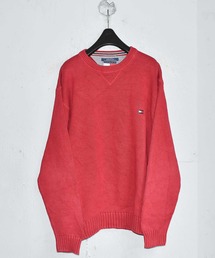 TOMMY HILFIGER | 【ヴィンテージ古着】90's TOMMY HILFIGER/トミーヒルフィガー コットンニット(ニット/セーター)