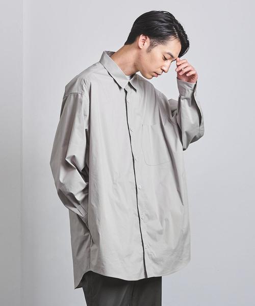 EN ROUTE（アンルート）の「＜EN ROUTE（アンルート）＞ タイプライター ビックシルエット レギュラー（シャツ/ブラウス・メンズ・ダークグレー/ライトグレー/ホワイト・2/3/1）」の2枚目の写真