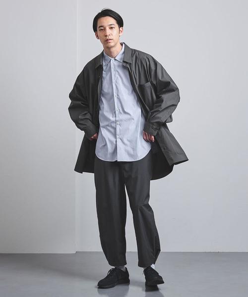 EN ROUTE（アンルート）の「＜EN ROUTE（アンルート）＞ タイプライター ビックシルエット レギュラー（シャツ/ブラウス・メンズ・ダークグレー/ライトグレー/ホワイト・2/3/1）」の5枚目の写真