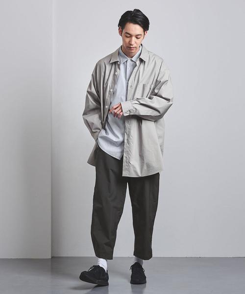 EN ROUTE（アンルート）の「＜EN ROUTE（アンルート）＞ タイプライター ビックシルエット レギュラー（シャツ/ブラウス・メンズ・ダークグレー/ライトグレー/ホワイト・2/3/1）」の21枚目の写真