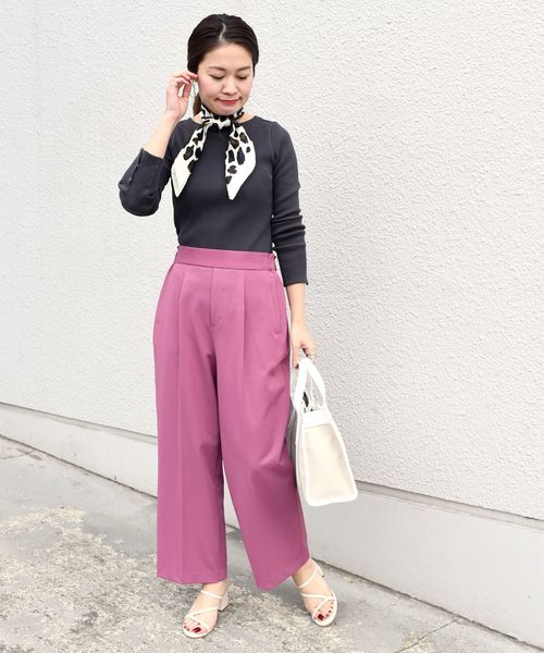 (シップス レディース) SHIPS for women W:両面起毛セミフレアパンツ 313150732