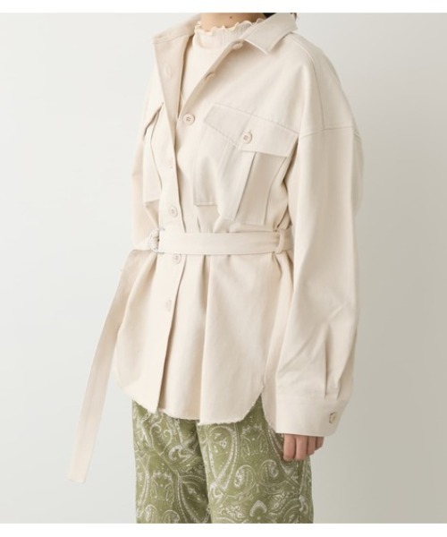 ウエストベルトサファリジャケット ミリタリージャケット Avan Lily アヴァンリリィ のファッション通販 Zozotown