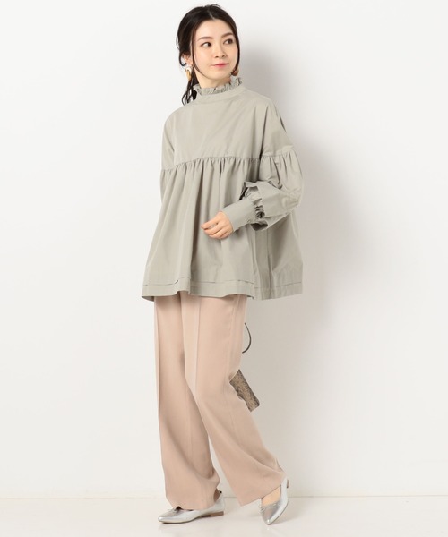 archives(アルシーヴ)の「カルゼフレアパンツ(その他パンツ・レディース・ブルー/グリーン/グレー系その他/ベージュ・MEDIUM)」の14枚目の写真