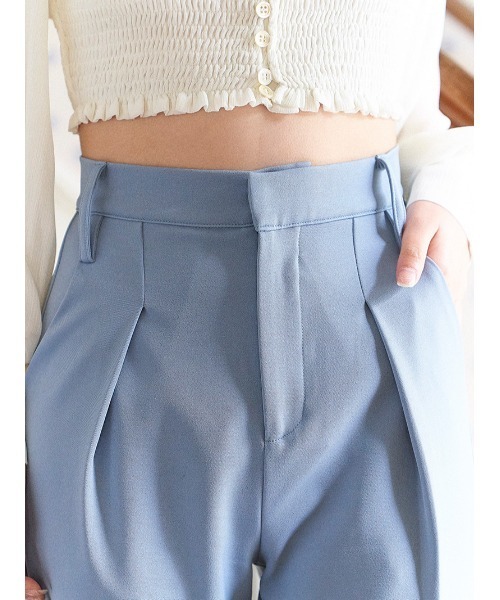 Darich(ダーリッチ)の「カラーテーパードパンツ(その他パンツ・レディース・ピンク/サックスブルー/モカ・S/M)」の7枚目の写真