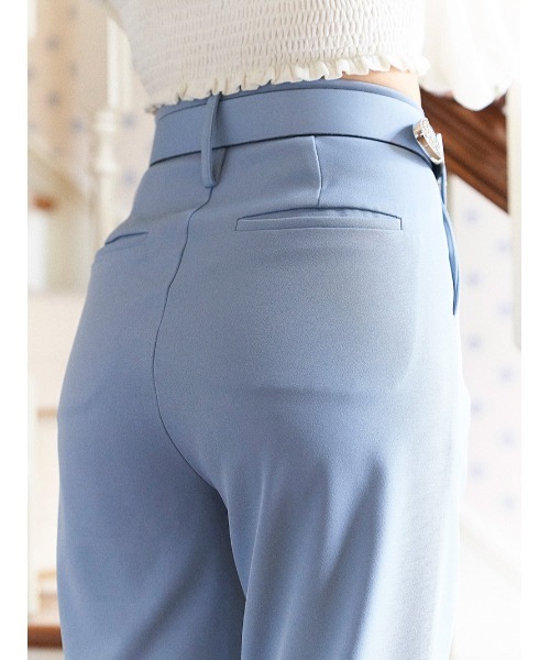 Darich(ダーリッチ)の「カラーテーパードパンツ(その他パンツ・レディース・ピンク/サックスブルー/モカ・S/M)」の4枚目の写真