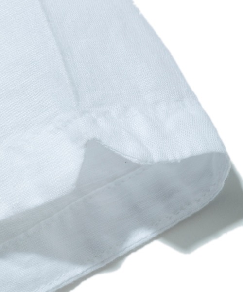 Battenwear(バテンウエア)の「【Battenwear/バテンウェア】米国製 開襟 ポケットシャツ/Five Pocket Island Shirt(シャツ/ブラウス・メンズ・ホワイト・MEDIUM/LARGE/SMALL)」の3枚目の写真
