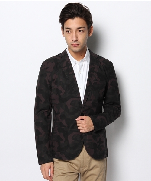 VENCEEXCHANGE（ヴァンスエクスチェンジ）の「ツイルテーラーJK（テーラードジャケット・メンズ・グレー/ブルー/ブルー系その他/ブラック・LARGE/MEDIUM）」の3枚目の写真