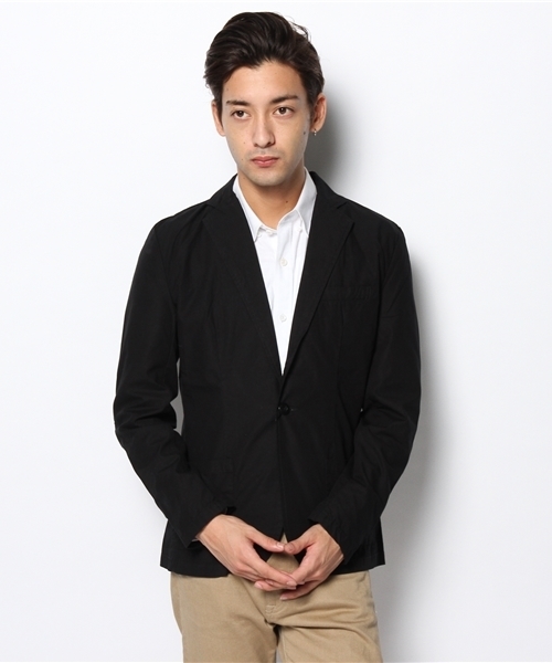 VENCEEXCHANGE（ヴァンスエクスチェンジ）の「ツイルテーラーJK（テーラードジャケット・メンズ・グレー/ブルー/ブルー系その他/ブラック・LARGE/MEDIUM）」の2枚目の写真