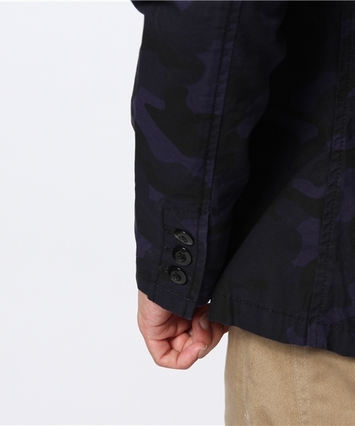 VENCEEXCHANGE（ヴァンスエクスチェンジ）の「ツイルテーラーJK（テーラードジャケット・メンズ・グレー/ブルー/ブルー系その他/ブラック・LARGE/MEDIUM）」の10枚目の写真