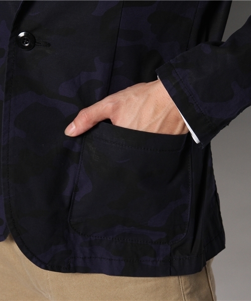 VENCEEXCHANGE（ヴァンスエクスチェンジ）の「ツイルテーラーJK（テーラードジャケット・メンズ・グレー/ブルー/ブルー系その他/ブラック・LARGE/MEDIUM）」の11枚目の写真