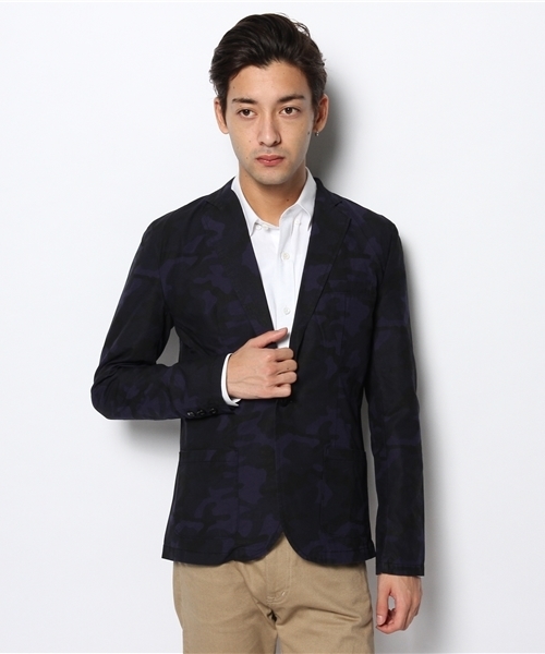 VENCEEXCHANGE（ヴァンスエクスチェンジ）の「ツイルテーラーJK（テーラードジャケット・メンズ・グレー/ブルー/ブルー系その他/ブラック・LARGE/MEDIUM）」の14枚目の写真