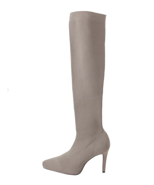 GYDA(ジェイダ)の「インストームニーハイブーツ(ブーツ・レディース・ブラック/ベージュ・SMALL/MEDIUM/LARGE)」の20枚目の写真