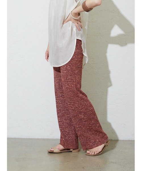 mystic(ミスティック)の「メランジニットパンツ(その他パンツ・レディース・イエロー/グリーン/ブラウン・FREE)」の1枚目の写真