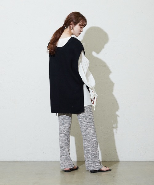 mystic(ミスティック)の「メランジニットパンツ(その他パンツ・レディース・イエロー/グリーン/ブラウン・FREE)」の4枚目の写真