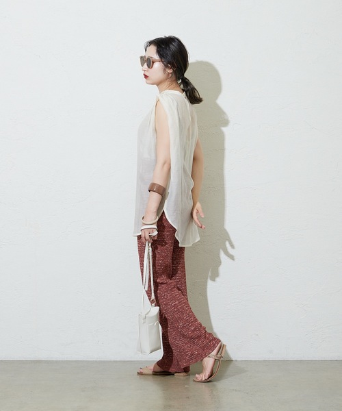 mystic(ミスティック)の「メランジニットパンツ(その他パンツ・レディース・イエロー/グリーン/ブラウン・FREE)」の9枚目の写真