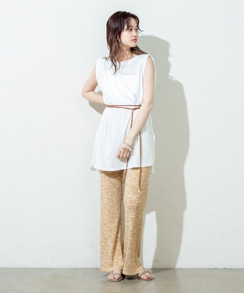 mystic(ミスティック)の「メランジニットパンツ(その他パンツ・レディース・イエロー/グリーン/ブラウン・FREE)」の19枚目の写真