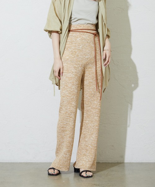 mystic(ミスティック)の「メランジニットパンツ(その他パンツ・レディース・イエロー/グリーン/ブラウン・FREE)」の16枚目の写真