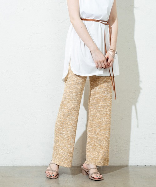 mystic(ミスティック)の「メランジニットパンツ(その他パンツ・レディース・イエロー/グリーン/ブラウン・FREE)」の14枚目の写真