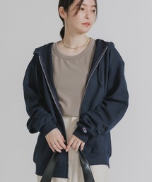 Champion | 【champion】 チャンピオン ライト裏起毛 ジップパーカー フーディー ワンポイント オーバーサイズ 2026年春夏(パーカー)