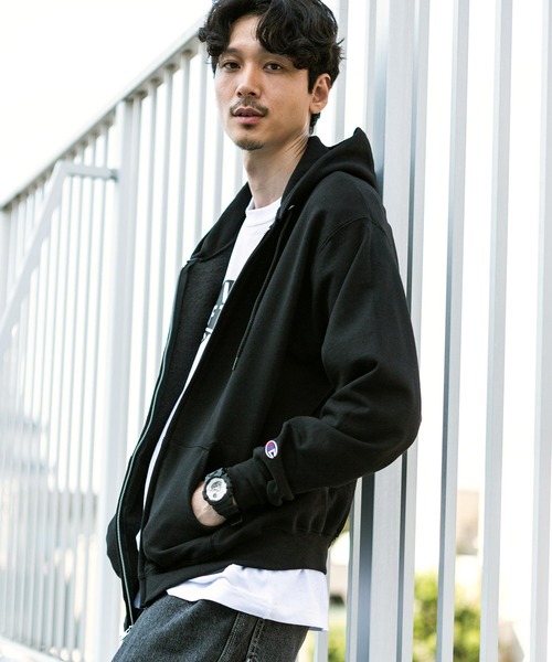 REIGNING CHAMP HOLLYWOOD TO MALIBU パーカー セール】△【champion】 チャンピオン ライト裏起毛 ジップ