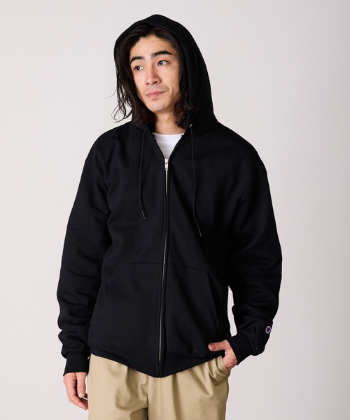 セール】【champion】 チャンピオン ライト裏起毛 ジップパーカー