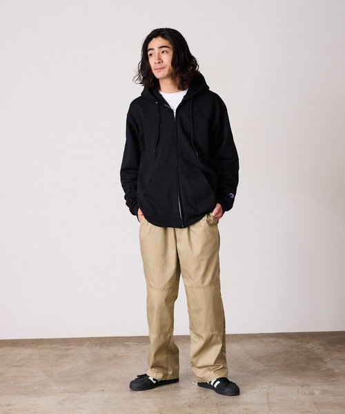 セール】【champion】 チャンピオン ライト裏起毛 ジップパーカー