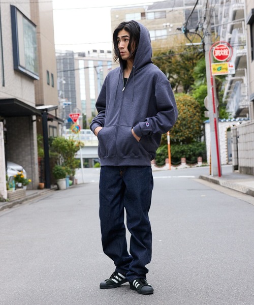 セール】【champion】 チャンピオン ライト裏起毛 ジップパーカー