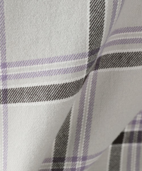 LOWRYS FARM(ローリーズファーム)の「チェックBIGシャツLS 895175(シャツ/ブラウス・レディース・ホワイト系その他/グレー系その他/グリーン系その他・FREE)」の16枚目の写真