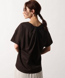 OZOC | [26(S)/52(LL)WEB限定サイズ][洗える]バックツイストプルオーバー(Tシャツ/カットソー)