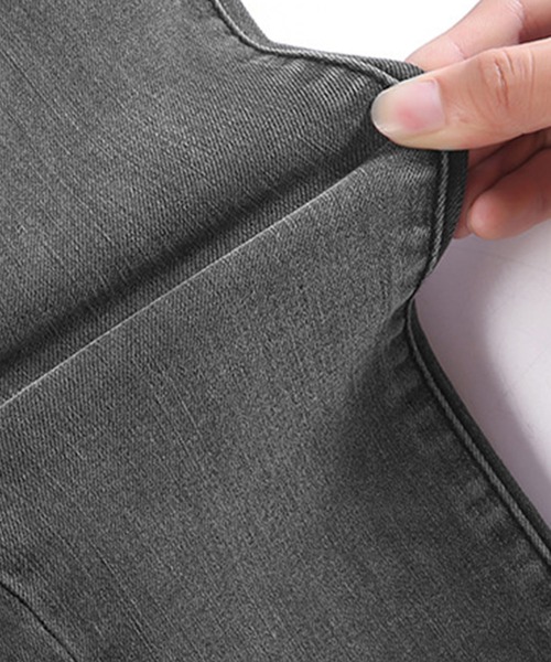 DAY CLOSET(デイ クローゼット)の「レディース タイトハイウエストスキニーパンツ(デニムパンツ・レディース・ブラック/グレー・S/M/L/2XL/4XL/3XL/XL)」の7枚目の写真