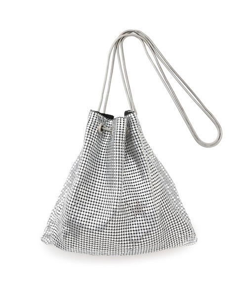 Bonjour Girl（ボンジュールガール）の「【Bonjour Girl】METAL MESH BAG/メタルメッシュ巾着ショルダーバッグ