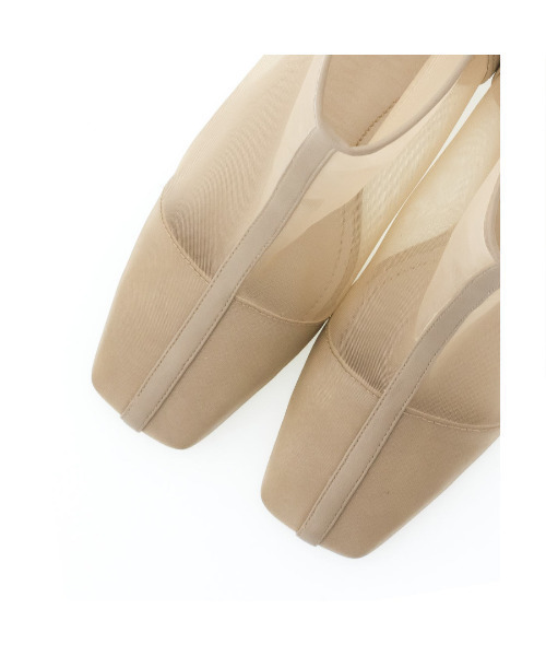 RANDA(ランダ)の「ソフト シースルーショートブーツ(ブーツ・レディース・ベージュ/ブラウン/ブラック・L/S/M/LL)」の14枚目の写真