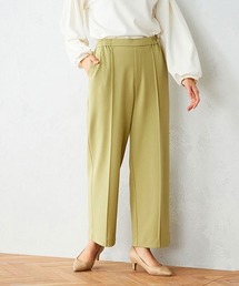 〈ウエストゴム〉 ジョーゼット リラックス ワイドパンツ