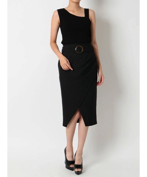 RESEXXY（リゼクシー）の「タックペンシルスカート（スカート・レディース・ブラック/ベージュ/ピンク・FREE）」の5枚目の写真