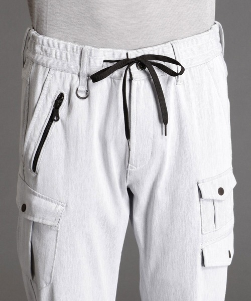 HIDEAWAYS NICOLE(ハイダウェイニコル)の「イージーカーゴパンツ(カーゴパンツ・メンズ・ホワイト/ネイビー/ブラック/カーキ・MEDIUM/SMALL/LARGE)」の13枚目の写真