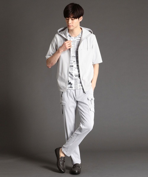 HIDEAWAYS NICOLE(ハイダウェイニコル)の「イージーカーゴパンツ(カーゴパンツ・メンズ・ホワイト/ネイビー/ブラック/カーキ・MEDIUM/SMALL/LARGE)」の6枚目の写真