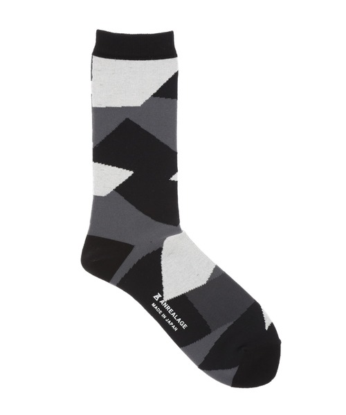 ANREALAGE(アンリアレイジ)の「ANREALAGE(アンリアレイジ) パッチワークソックス(ソックス/靴下・メンズ・ホワイト・FREE)」の1枚目の写真