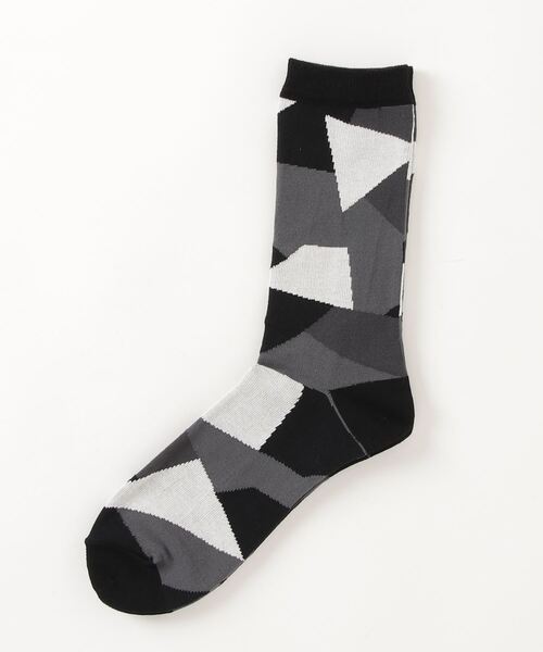 ANREALAGE(アンリアレイジ)の「ANREALAGE(アンリアレイジ) パッチワークソックス(ソックス/靴下・メンズ・ホワイト・FREE)」の4枚目の写真