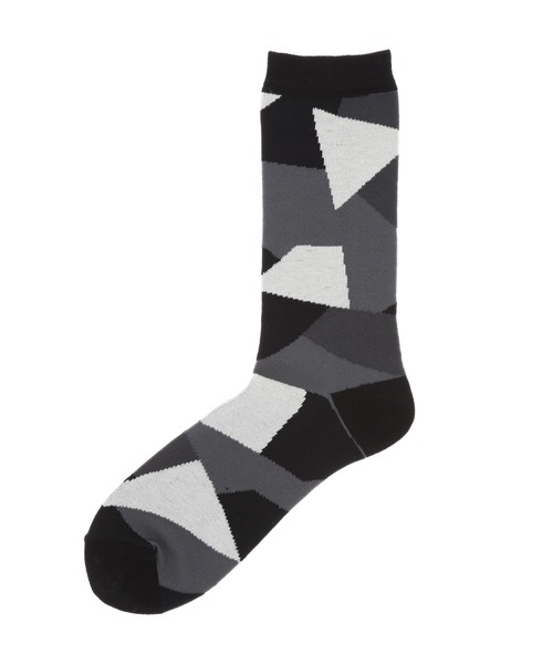 ANREALAGE(アンリアレイジ)の「ANREALAGE(アンリアレイジ) パッチワークソックス(ソックス/靴下・メンズ・ホワイト・FREE)」の2枚目の写真