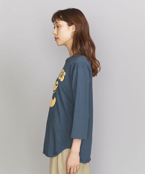 bibmilk（ビブミルク）の「＜bibmilk＞∴ベースボールTシャツ（Tシャツ/カットソー・レディース・ブラック/ネイビー/オフホワイト・FREE）」の7枚目の写真