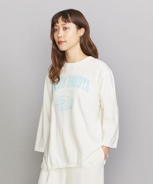 bibmilk（ビブミルク）の「＜bibmilk＞∴ベースボールTシャツ（Tシャツ/カットソー・レディース・ブラック/ネイビー/オフホワイト・FREE）」の8枚目の写真