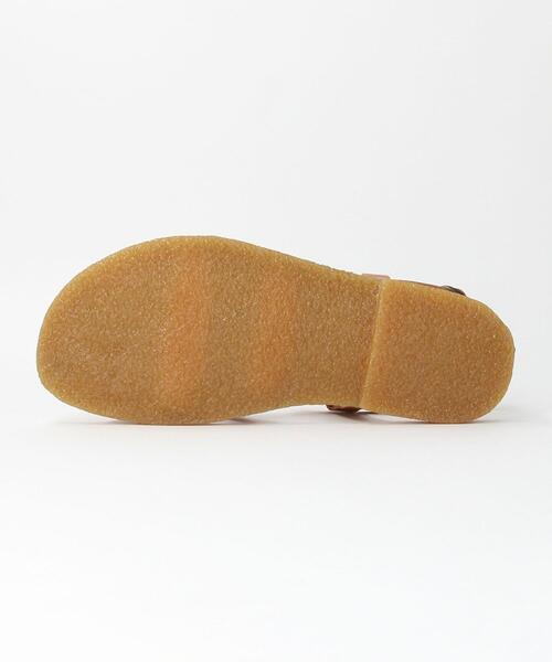 duckfeet（ダックフィート）の「＜duckfeet＞レザークロスストラップサンダル（サンダル・レディース・ベージュ/ブラック・38/36/37）」の7枚目の写真