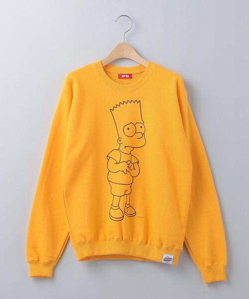 TEG TEG（テグテグ）の「＜TEG TEG＞BART CREW NECK SWEAT/スウェット（スウェット・レディース・ブラック/イエロー・110/130/150）」の2枚目の写真
