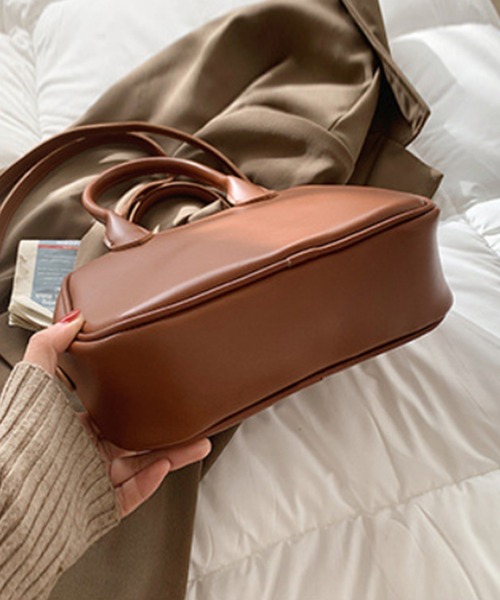 aimoha（アイモハ）の「シンプル2WAYバッグ（ショルダーバッグ・レディース・ブラウン/ベージュ/ワインレッド/ブラック・FREE）」の22枚目の写真