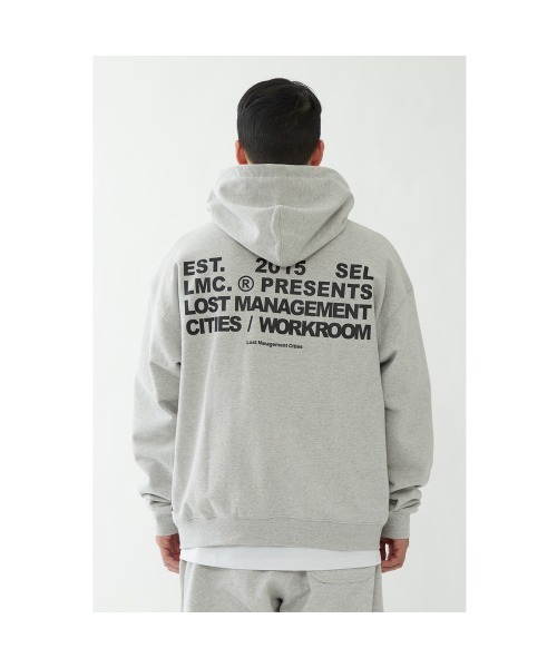 LMCの「21SSM WORKROOM ZIPUP HOODIE(パーカー・メンズ・グレー/ブラック・L/S/M)」の8枚目の写真